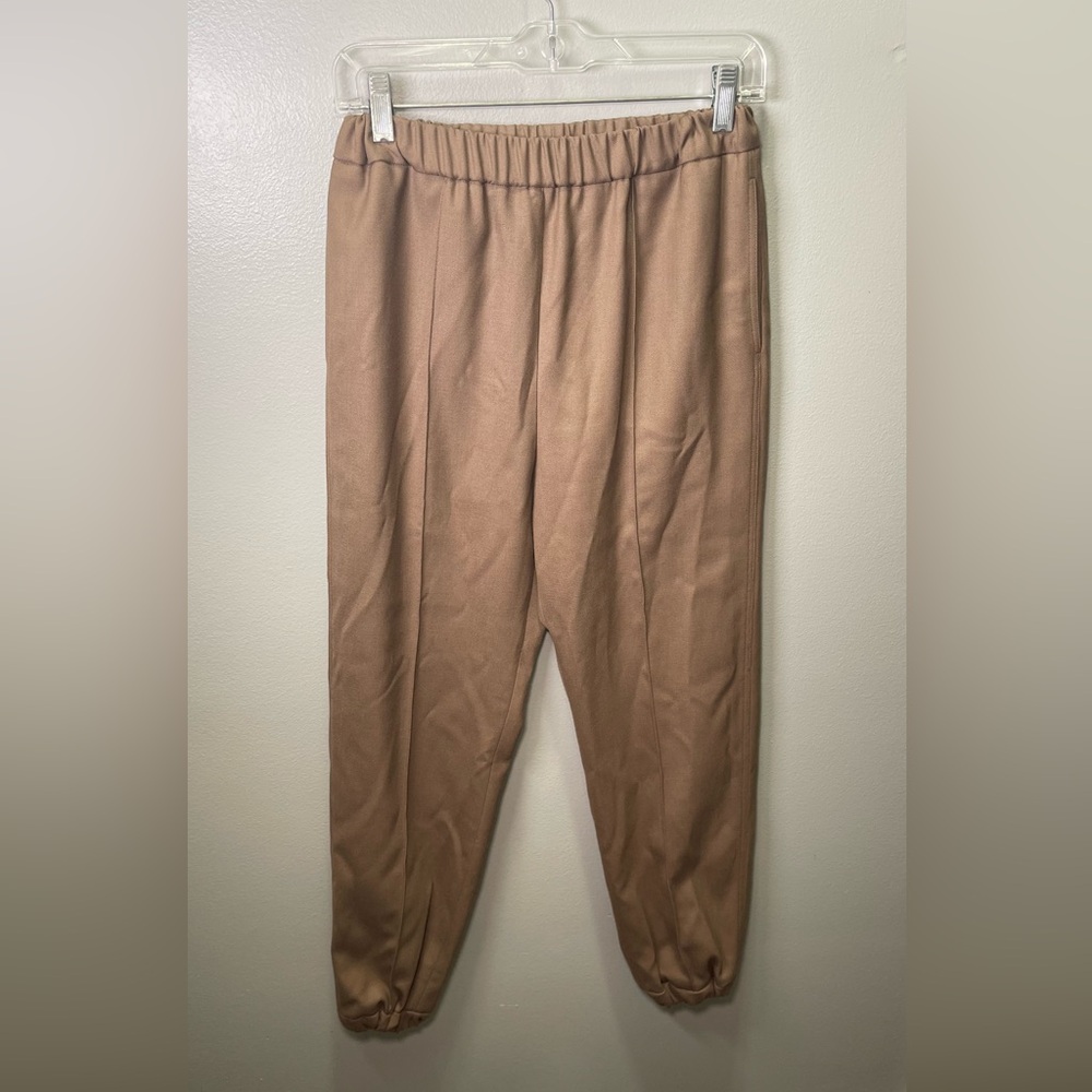 The Frankie‎ Shop Women's Brown Pull On Wool Jogger Pants Office Work Size Small